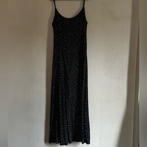 Brandy Melville Blue and White Floral Maxi Dress